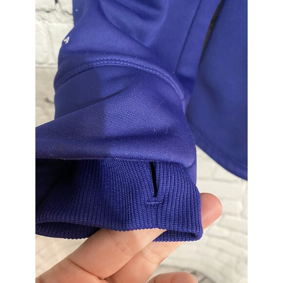 Womens Under Armour 1/4 Zip Sweatshirt pullover Thumb Holes Storm Tech Small - Picture 4 of 5